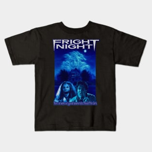 Fright Night, Vintage Horror. (Version 1) Kids T-Shirt